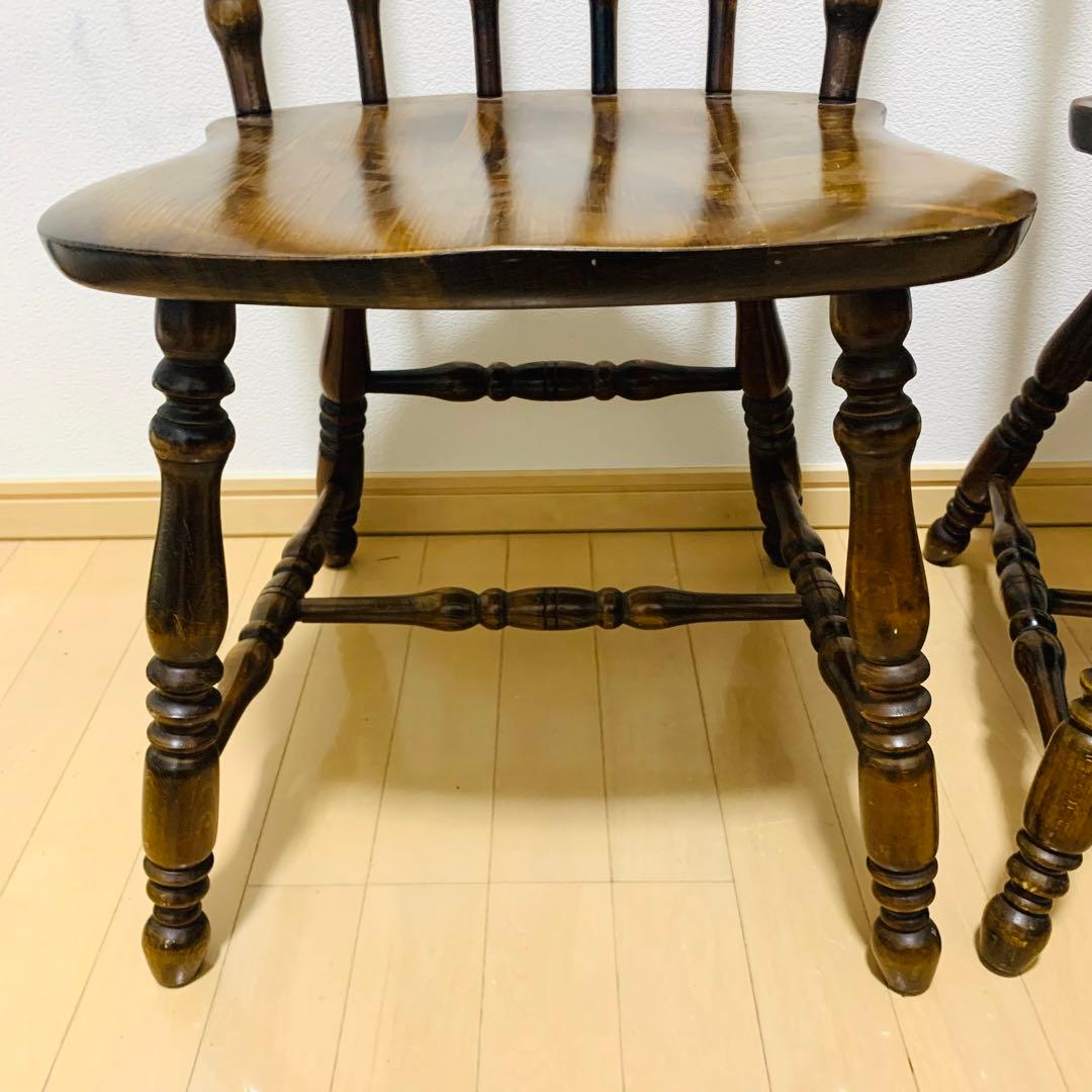 【希少】ダイニングチェア 2脚 ヴィンテージ 飛騨産業 オールド