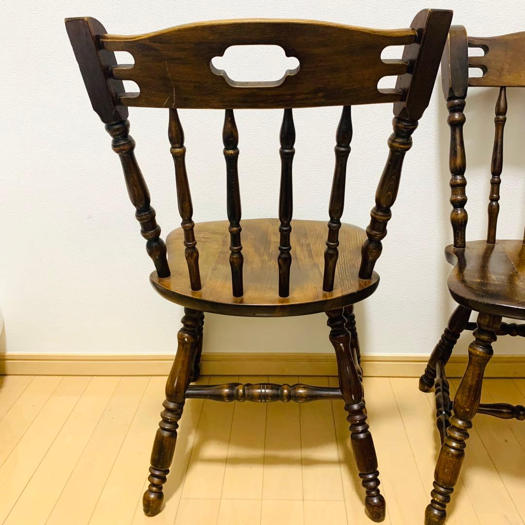 【希少】ダイニングチェア 2脚 ヴィンテージ 飛騨産業 オールド