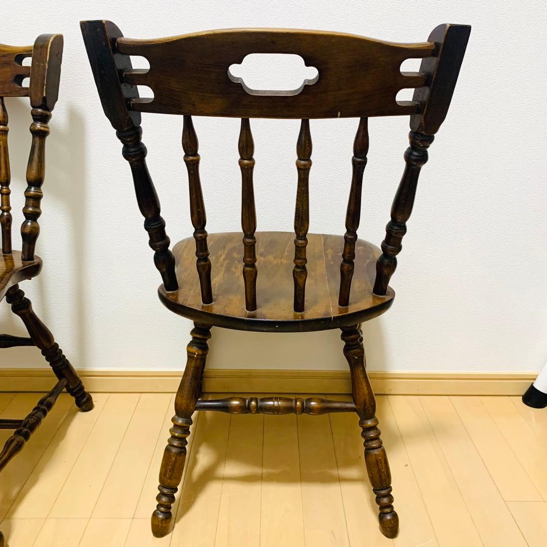 【希少】ダイニングチェア 2脚 ヴィンテージ 飛騨産業 オールド