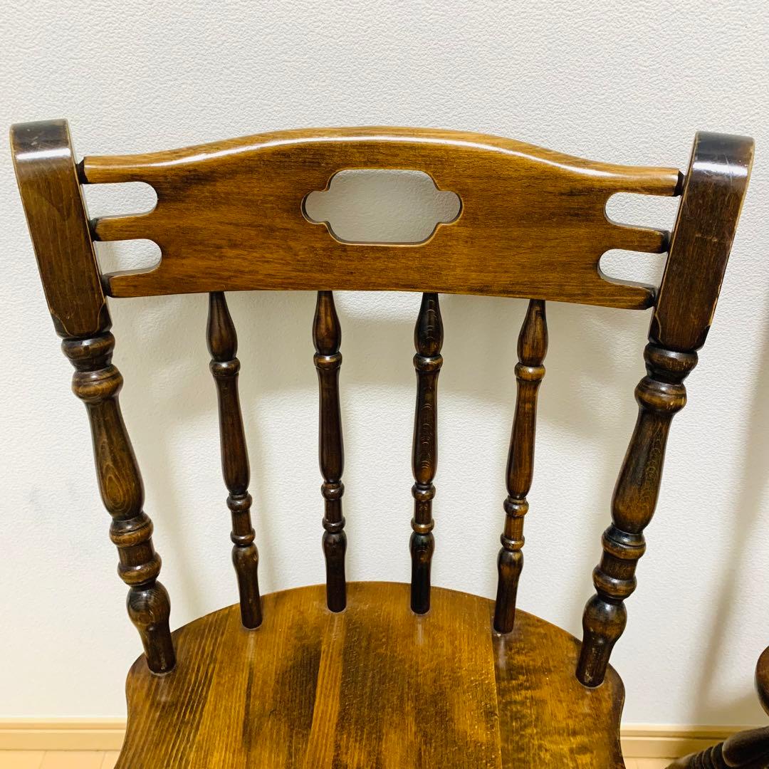 【希少】ダイニングチェア 2脚 ヴィンテージ 飛騨産業 オールド