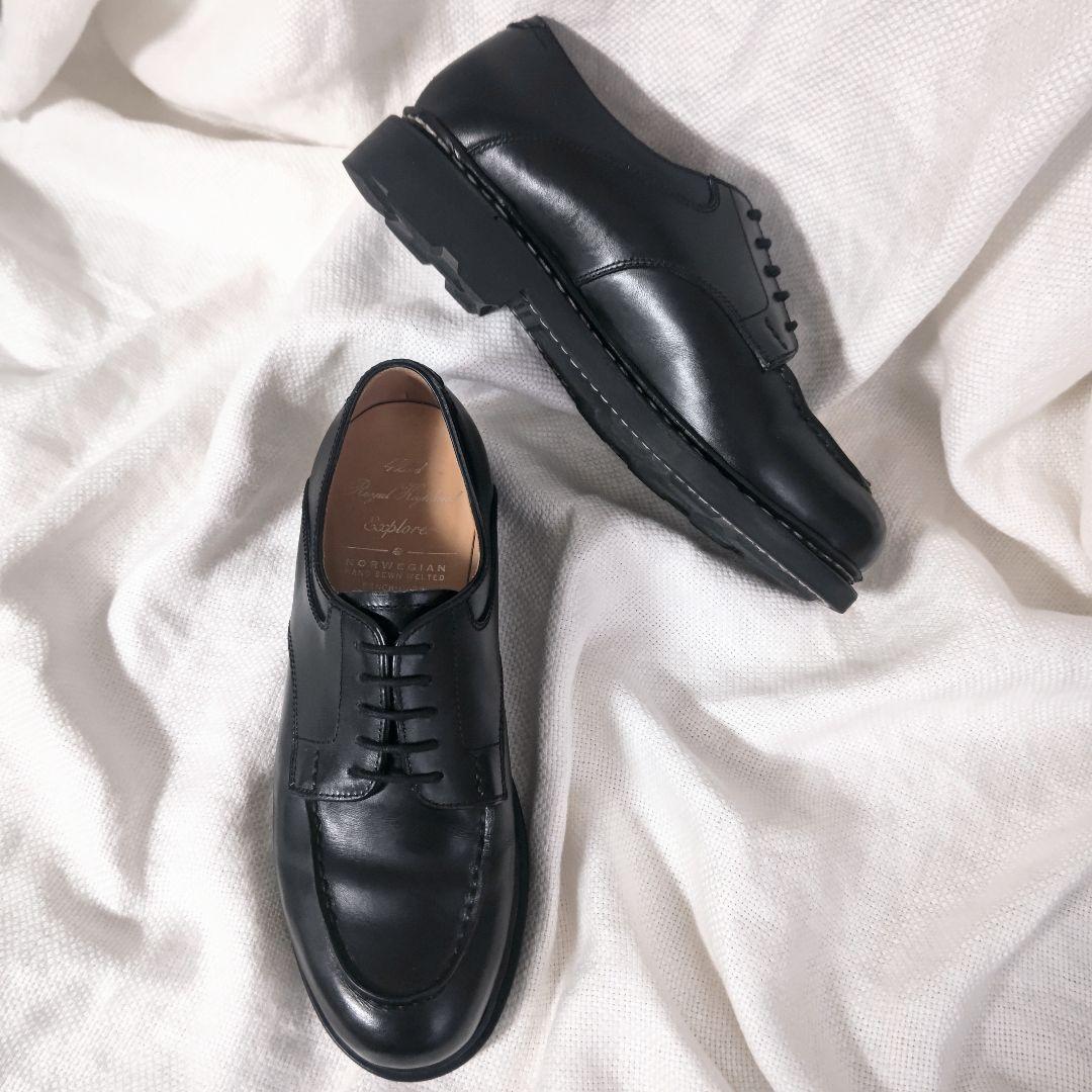 ロイヤルハイランド42ND  HIGHLANDダービーシューズ黒38