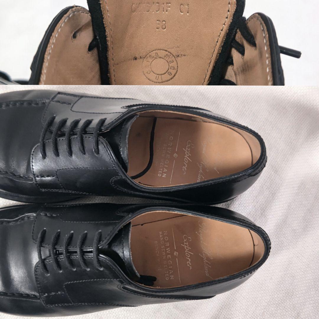 ロイヤルハイランド42ND  HIGHLANDダービーシューズ黒38