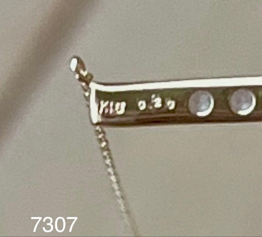 con affetto original K18 ダイヤバーネックレス