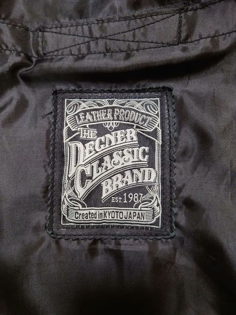 【メンテ済L】DEGNER 羊革 レザージャケット 19SJ-1