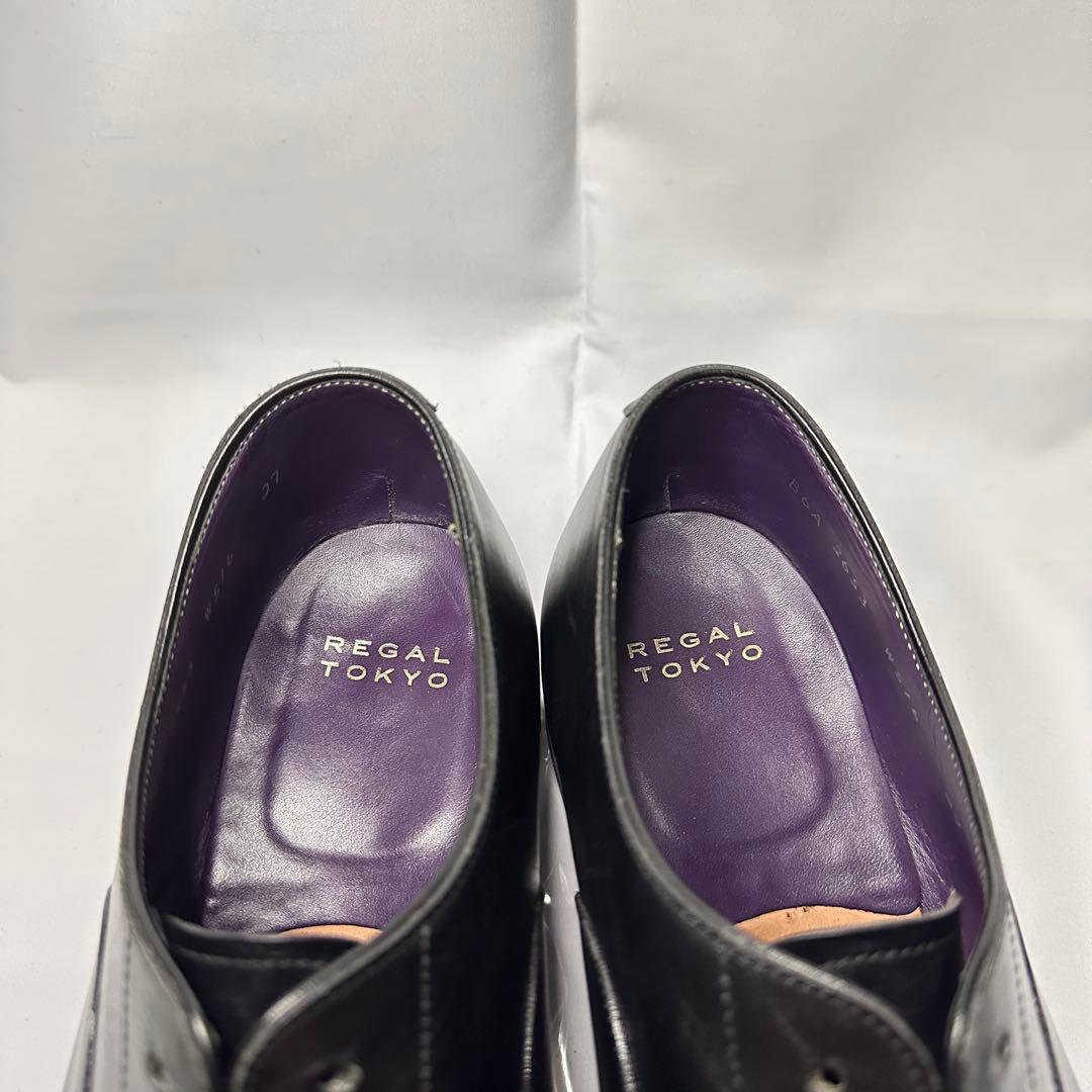 美品☆リーガルトーキョー☆ストレートチップ☆ブラック☆27cm☆革靴☆202