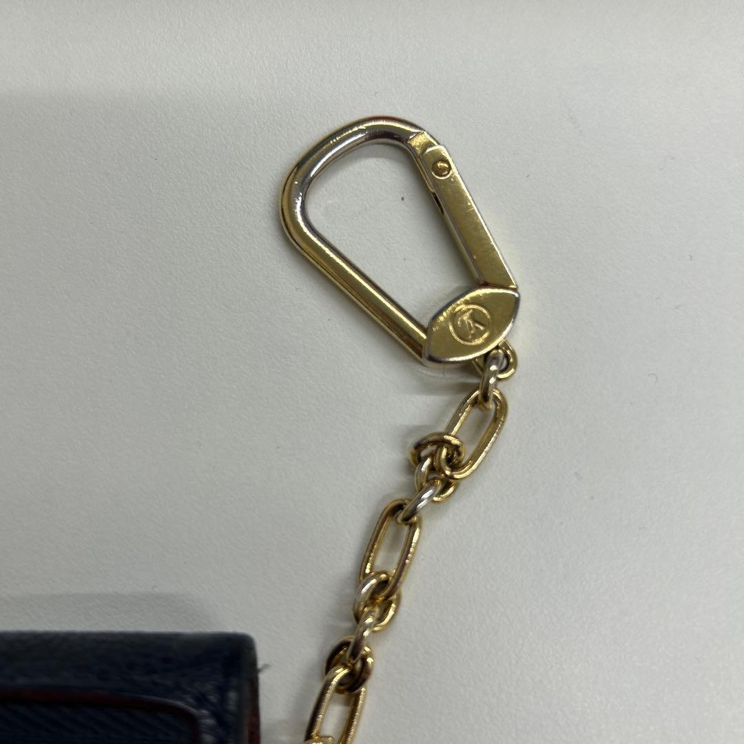 ルイヴィトン モノグラム　ポシェットクレ ケース　アンプラントネイビー