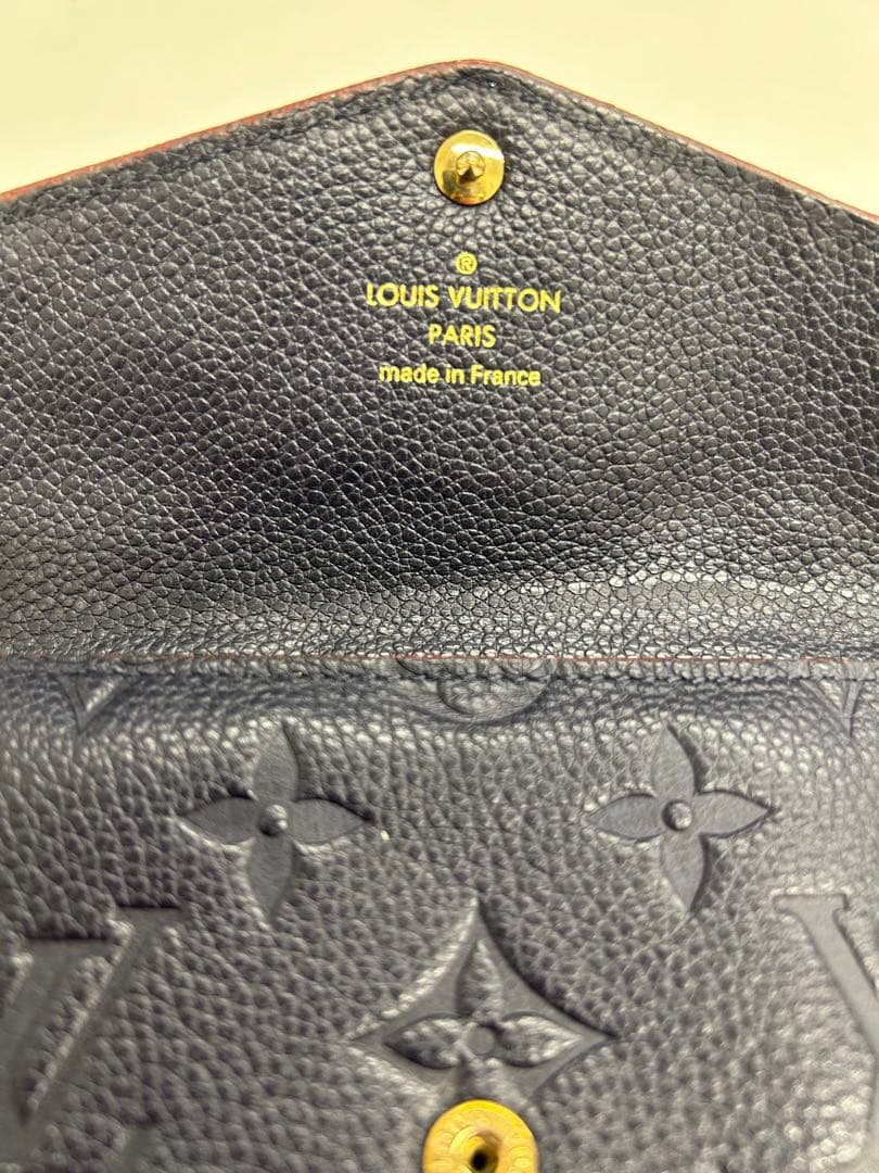 ルイヴィトン モノグラム　ポシェットクレ ケース　アンプラントネイビー