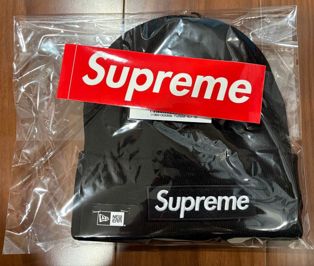 Supreme x New Era Box Logo Beanie 新品未使用品
