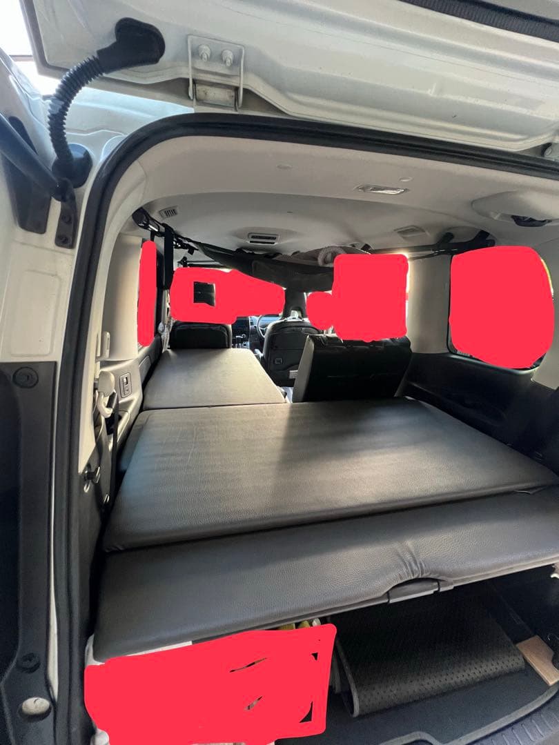 セレナc27ハンドメイド車中泊ベッド。