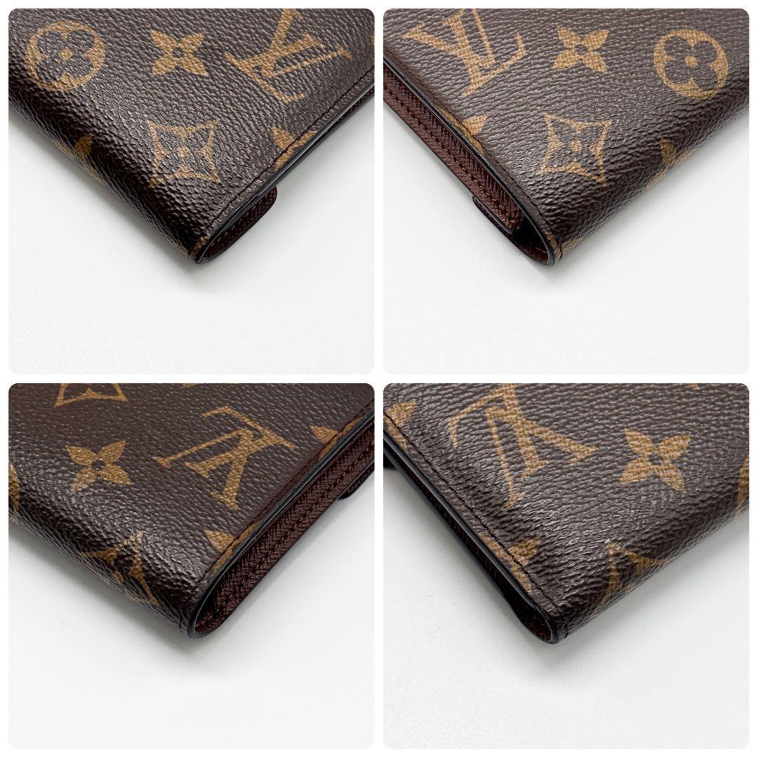 ルイヴィトン モノグラム ポルトフォイユ ヴィクトリーヌ 二つ折り 財布 茶色