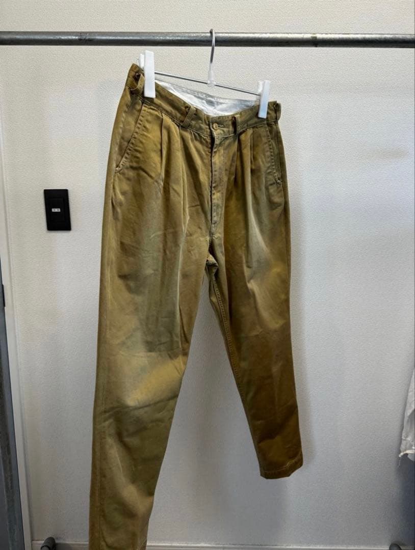 orslow BILLY JEAN コットンチノトラウザーズ