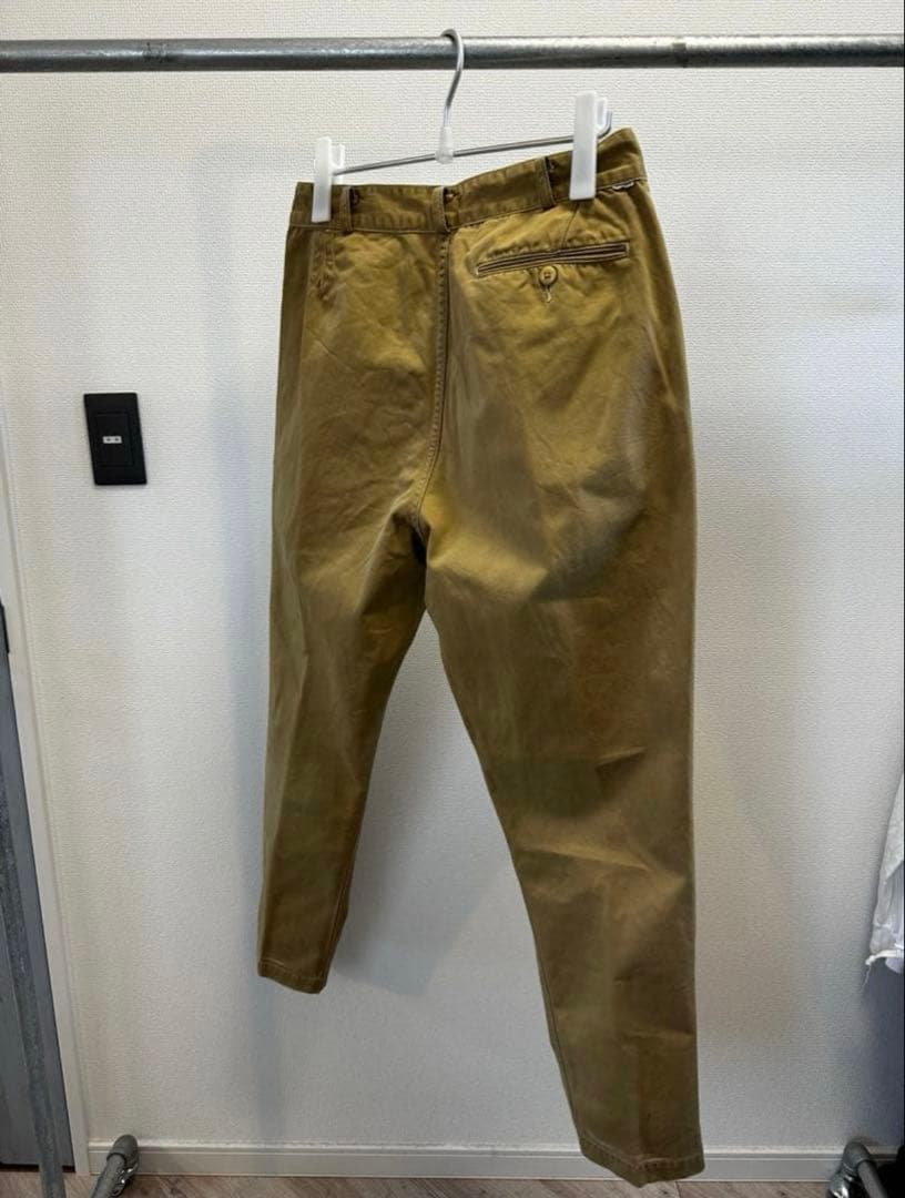 orslow BILLY JEAN コットンチノトラウザーズ