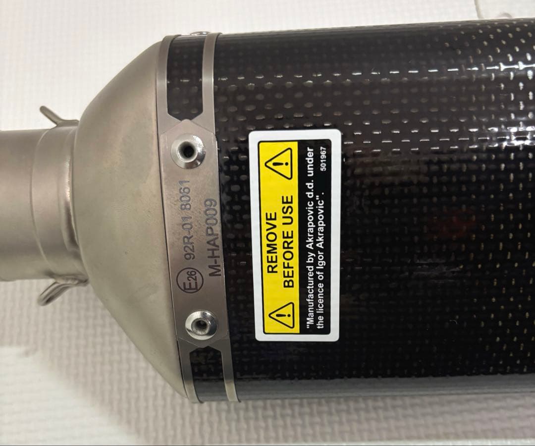 【新品未使用】アクラポビッチ マフラー KTM 125～390DUKE