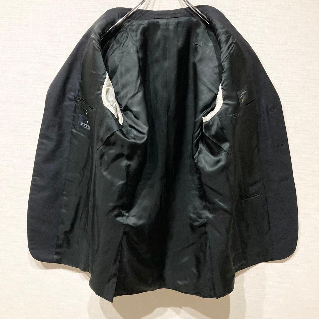 エルメネジルドゼニア　スリーピース　スーツ　15Milmil15 ダークグレー