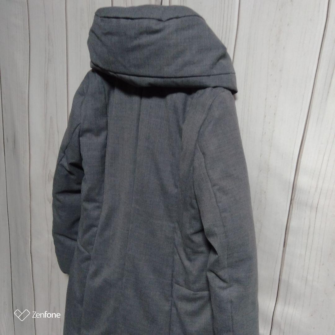 専用　自由区 ウール ダウン 女優襟 ショールカラー ロング コート