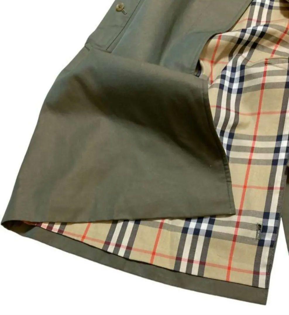 BURBERRY バーバリー ステンカラーコート 玉虫色 ミドル ロング 白タグ