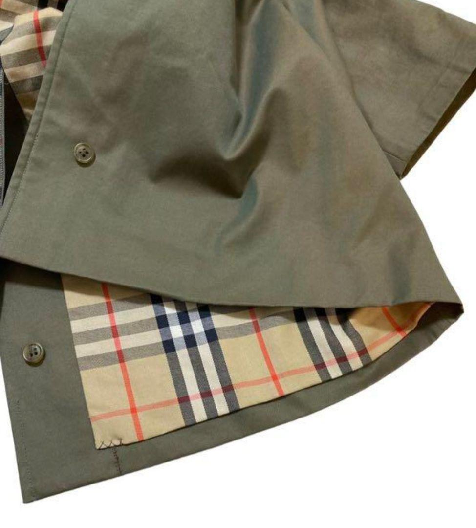 BURBERRY バーバリー ステンカラーコート 玉虫色 ミドル ロング 白タグ