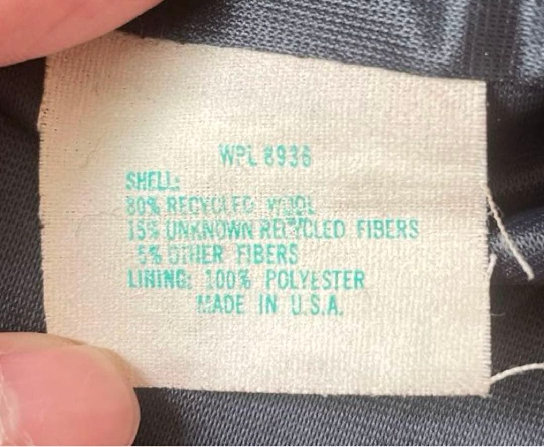 ★70s USA製 DeLONG デロング ウールスタジャン USM 40