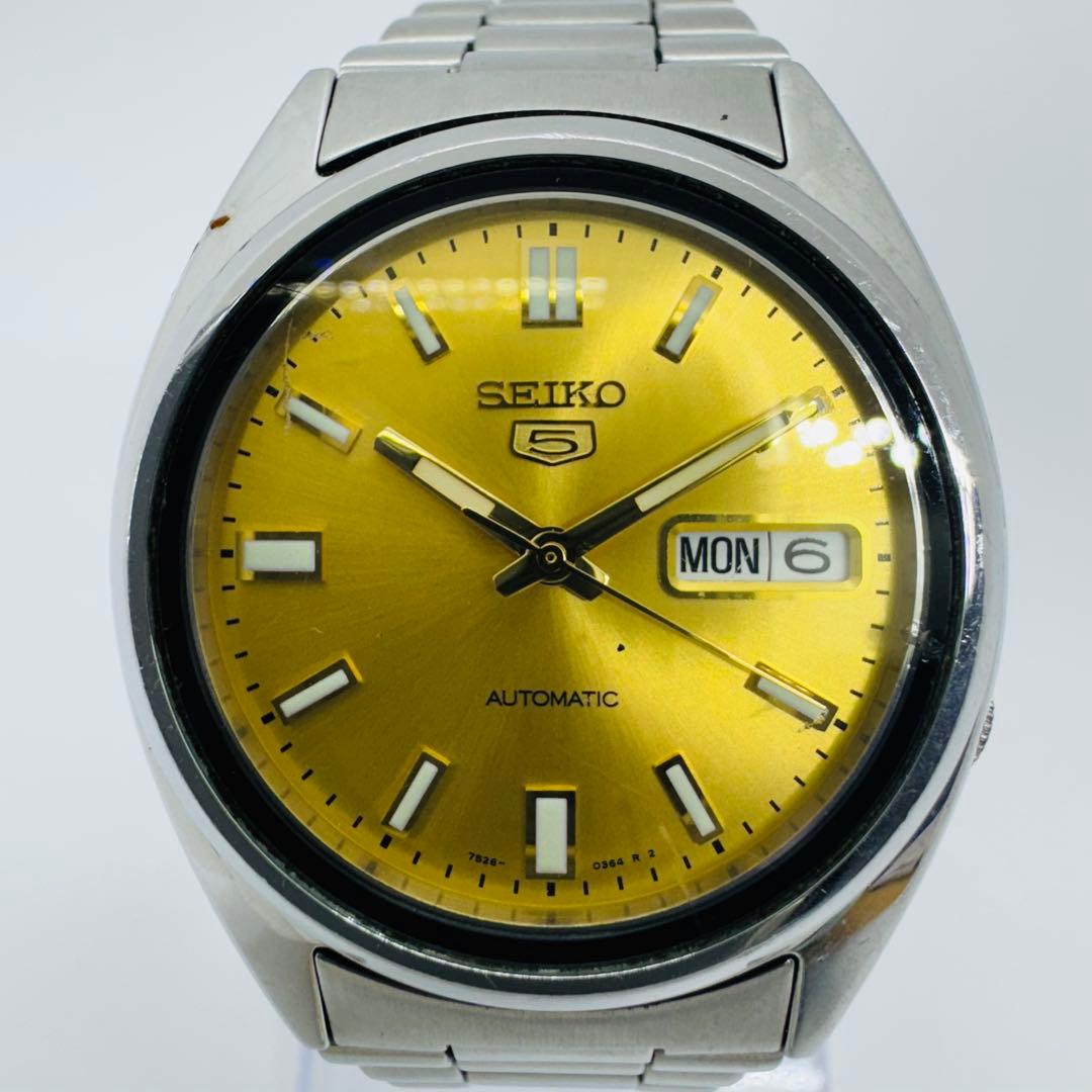 ✨SEIKO✨セイコー✨セイコー5✨7S26-0480✨裏スケルトン✨腕時計✨