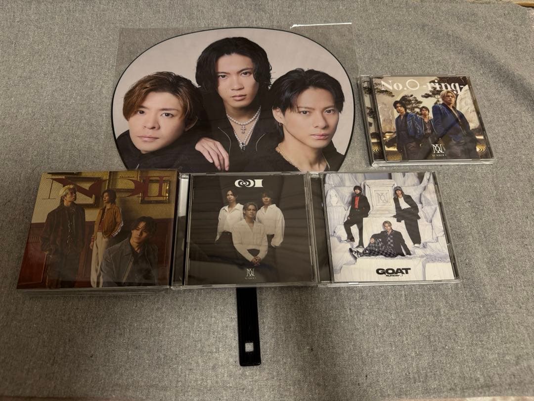 numbe _i うちわ&CD4枚　まとめ売り