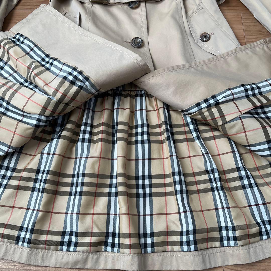 バーバリーブルーレーベル トレンチコート ベルト付き