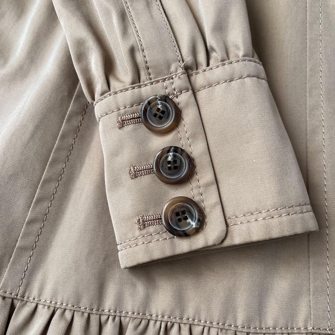 バーバリーブルーレーベル トレンチコート ベルト付き