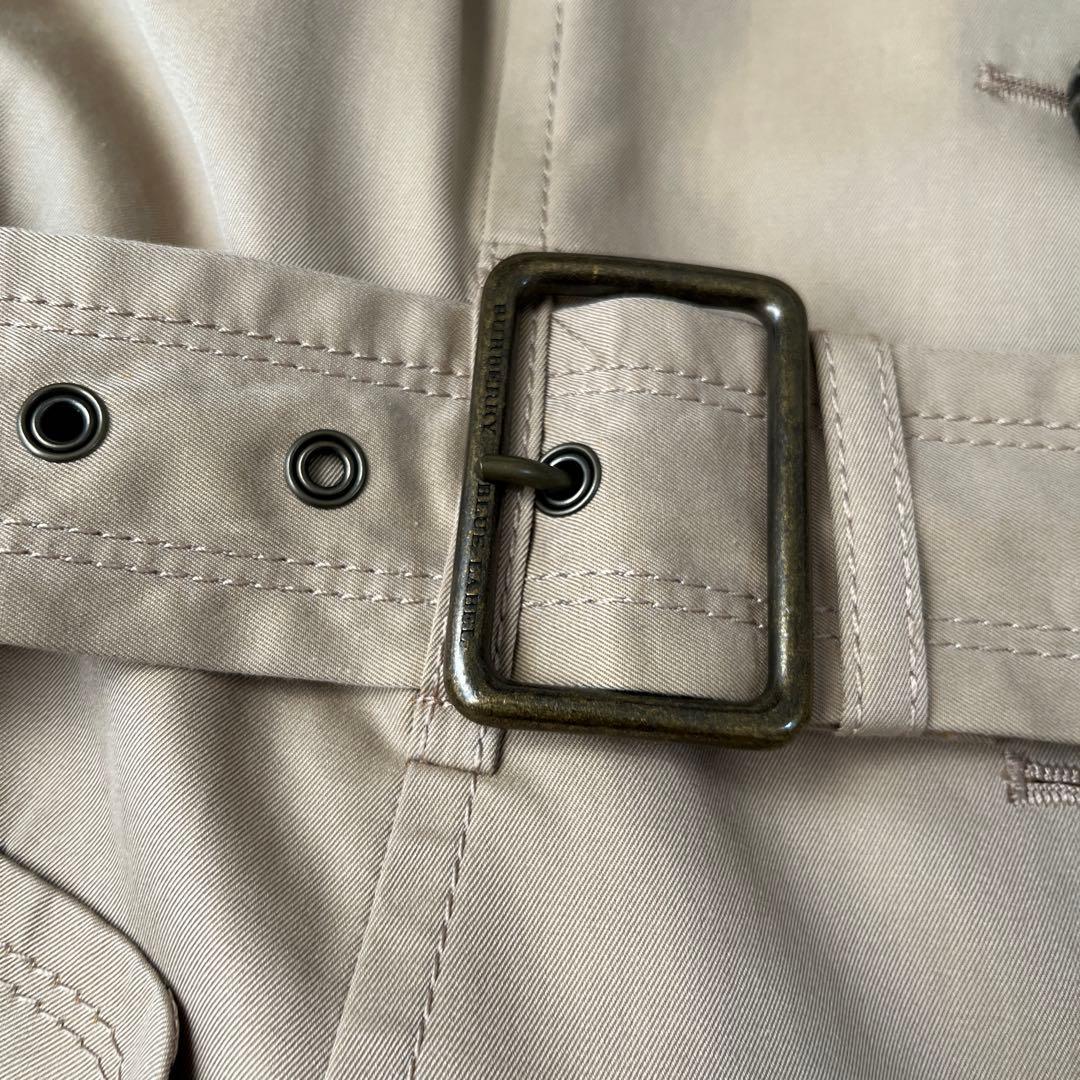 バーバリーブルーレーベル トレンチコート ベルト付き