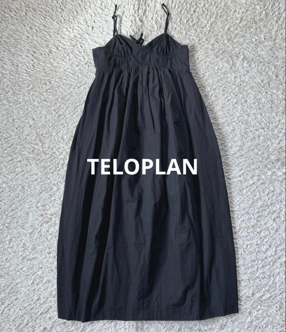 【TELOPLAN】Ying Dress Black フリー　ブラック