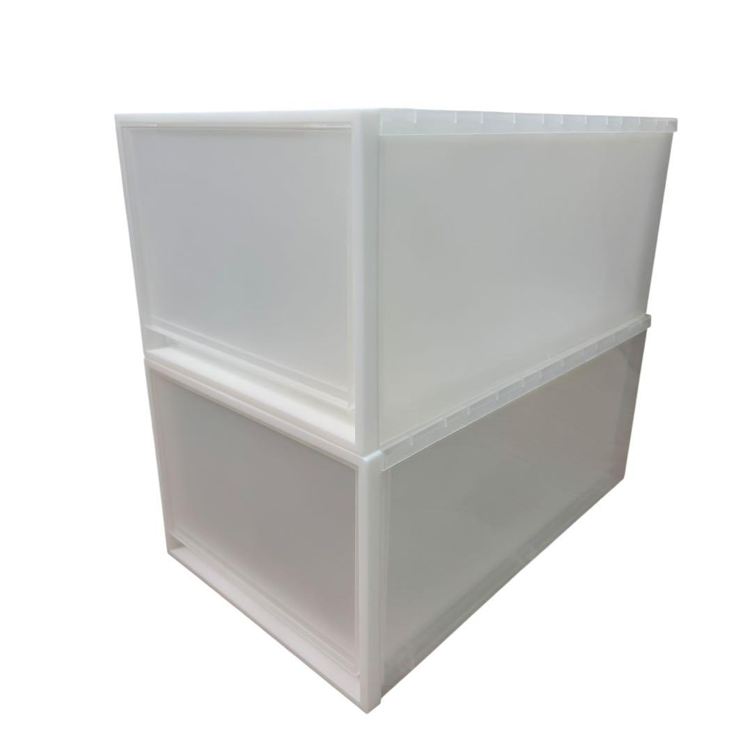 無印　ポリプロピレン　収納　ケース　6個　浅型&深型　大きいサイズ