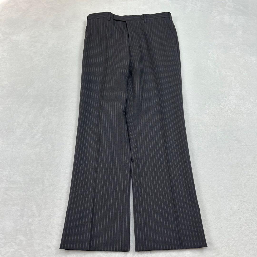 I241 美品 M バーバリーブラックレーベル スーツ上下 グレー メンズ