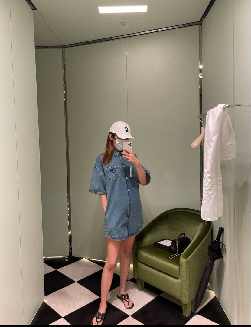 専用です❤︎prada オーガニックデニム　ジャンプスーツ　40