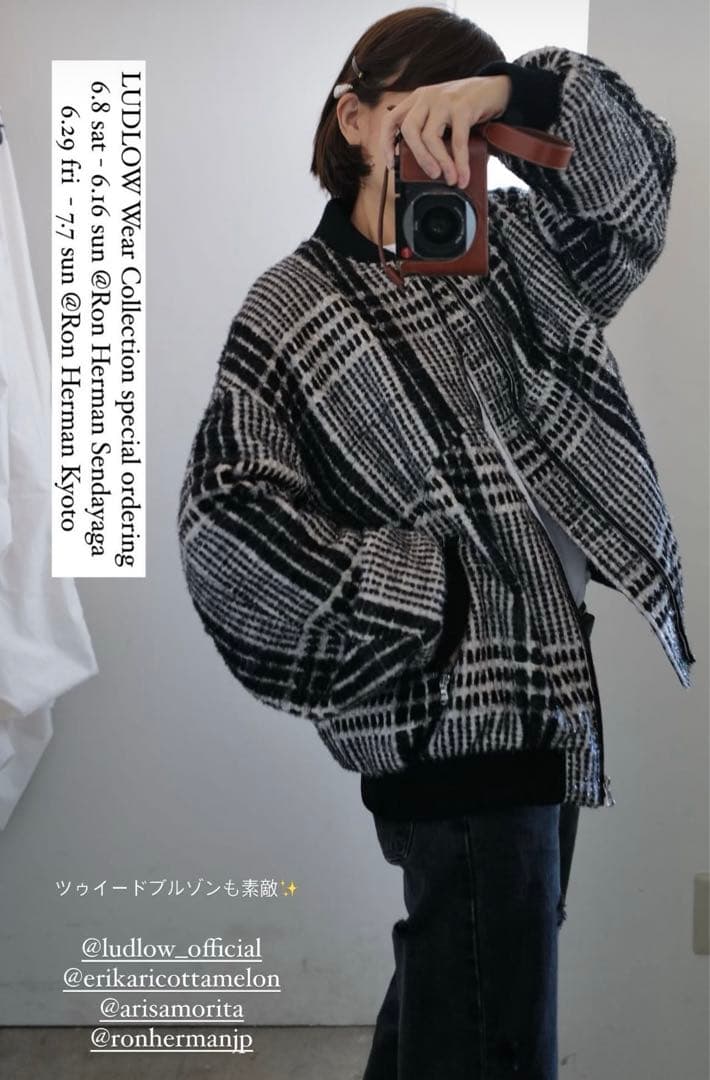 ラドロー　ラメ　ジャケット