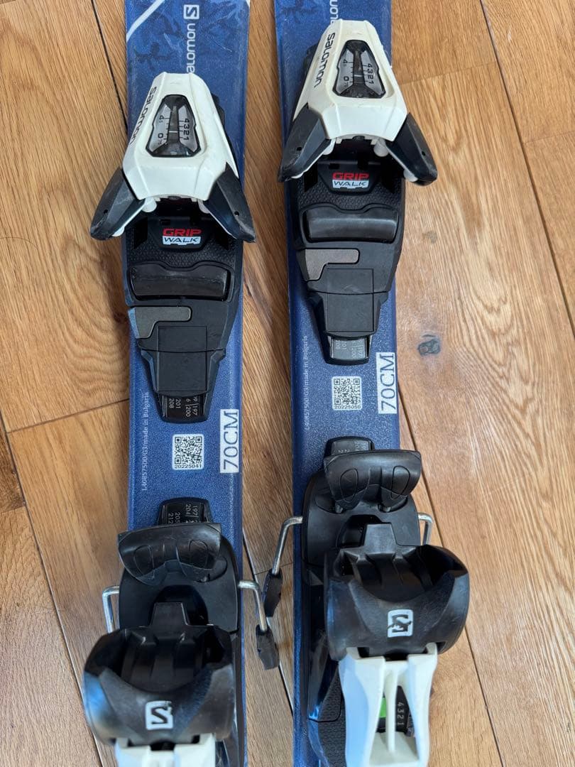 Salomon スキー板 70cm HEAD ブーツ 15.5cm 2歳 3歳