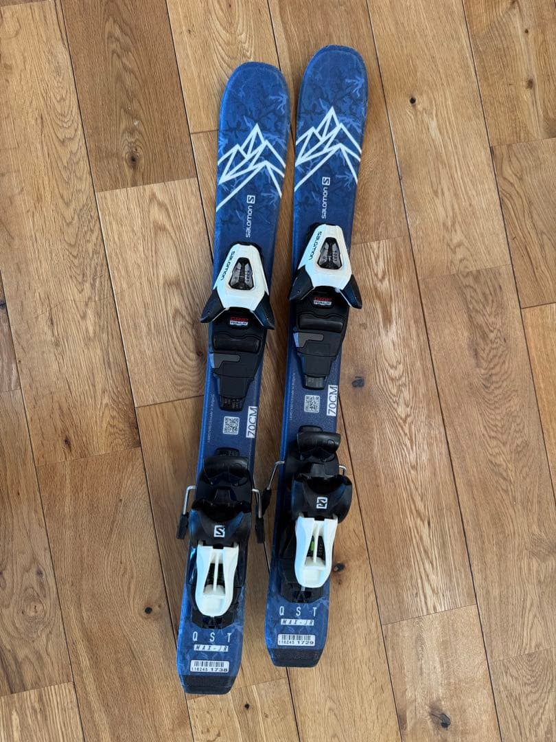 Salomon スキー板 70cm HEAD ブーツ 15.5cm 2歳 3歳