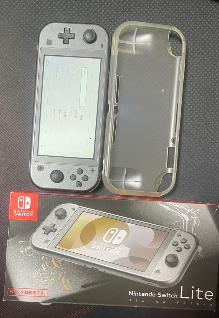 Switch Lite グレー ディアルガ　パルキア　充電器あり