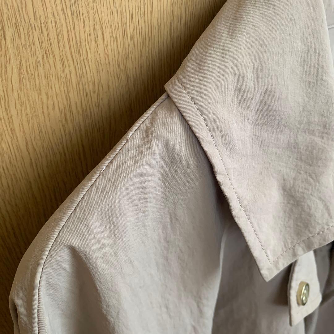 I NEED MORE SHOES harukaコラボＡラインナイロンコート