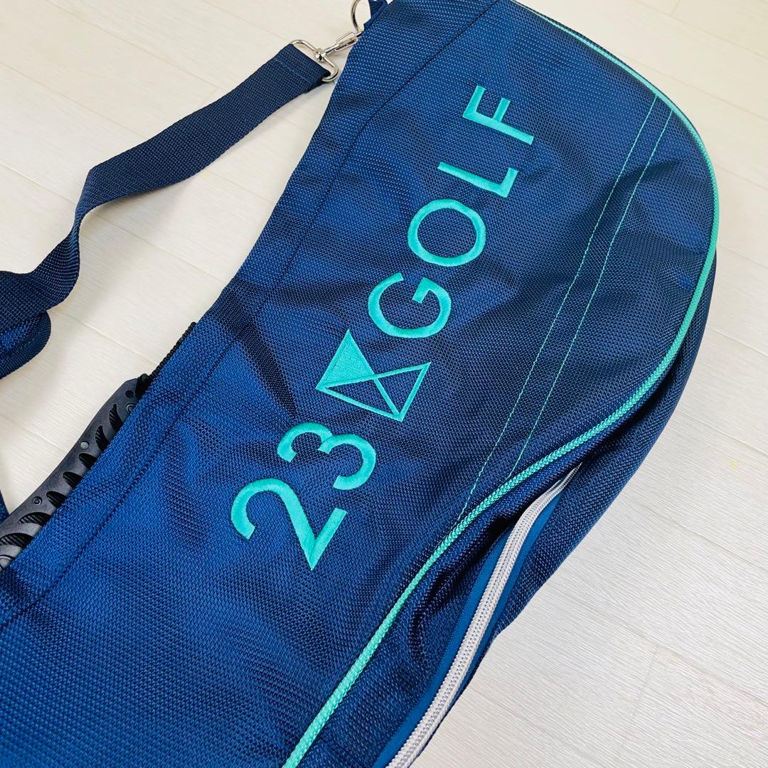 新品23区ゴルフ UNISEX 男女兼用 クラブケース 打ちっぱなし用 紺色