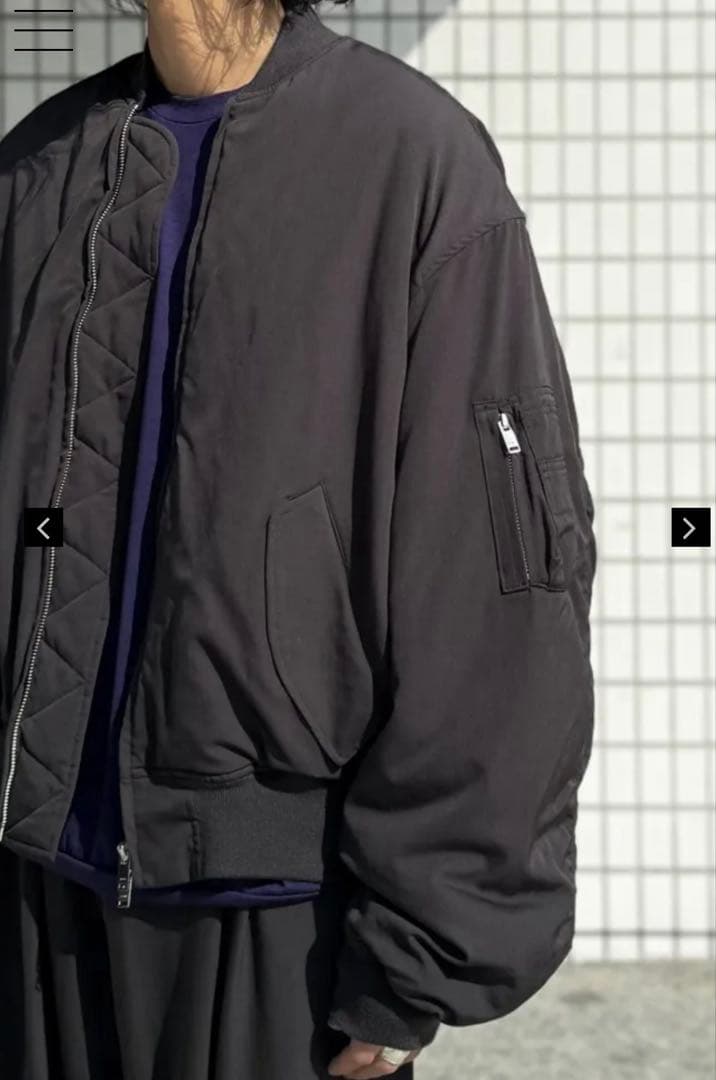 セロニア)1回着用)YOKE25AW Flight Jacketサイズ3