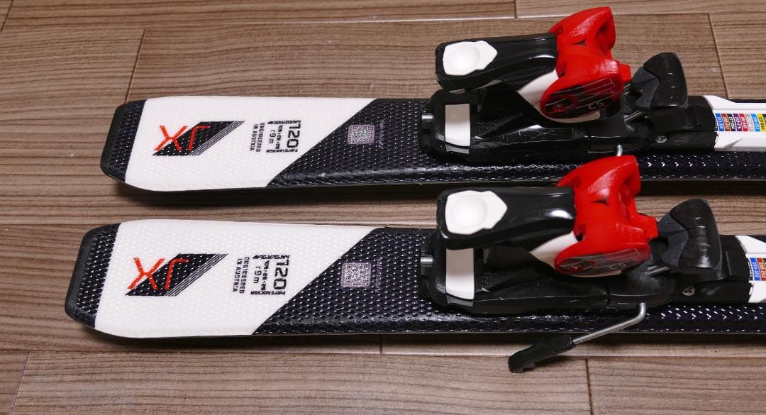 ★綺麗＆良好★120cm★ジュニアスキー板＆ビンセット ★オールラウンド/タイプ