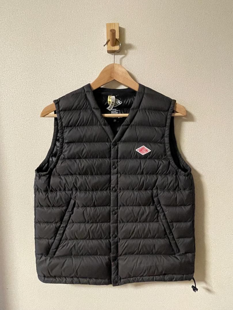ダントン　ベスト　インナージャケット　Vネック　美品