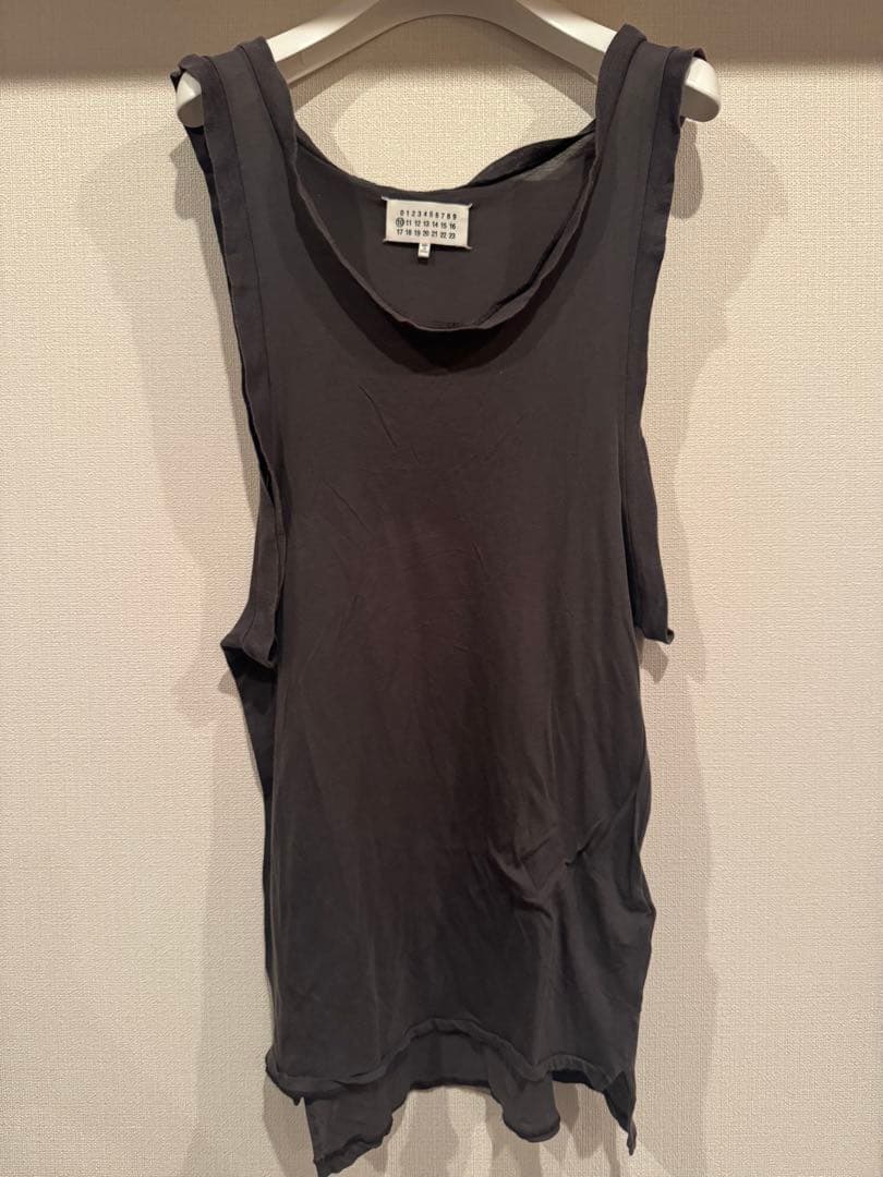 Maison Martin Margiela タンクトップ 44 ダークグレー