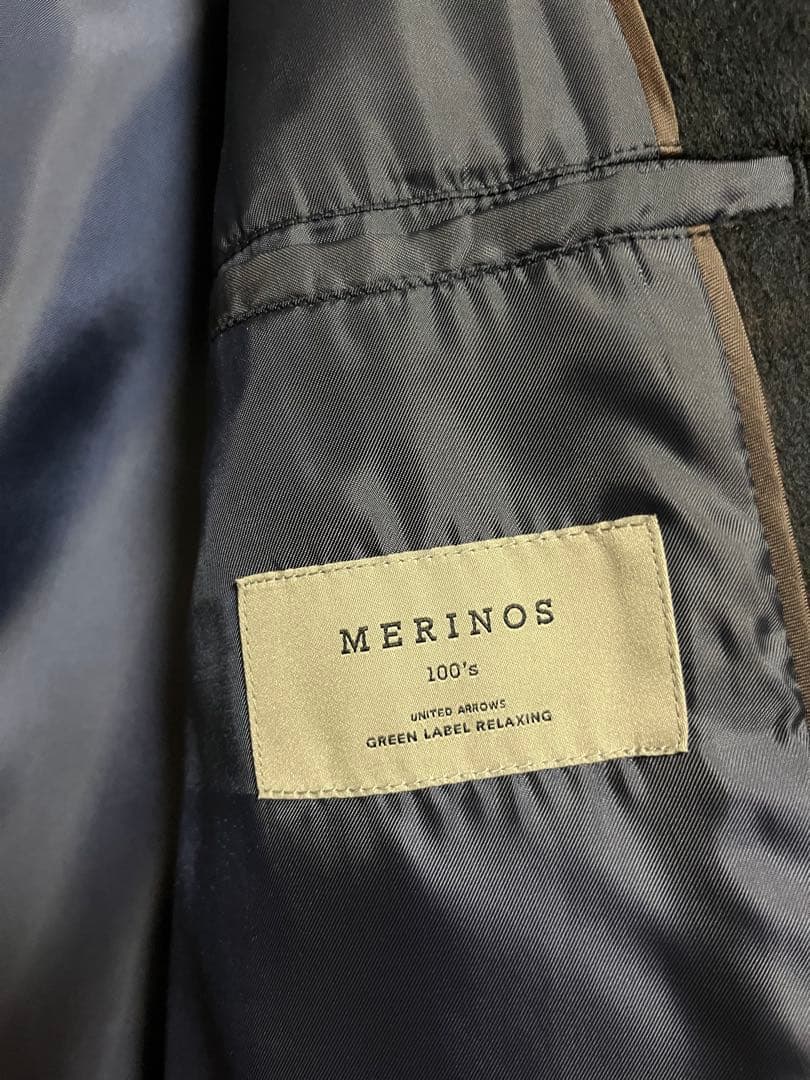 ユナイテッドアローズ グリーンレーベル S100 ビーバー チェスターコート Ｌ