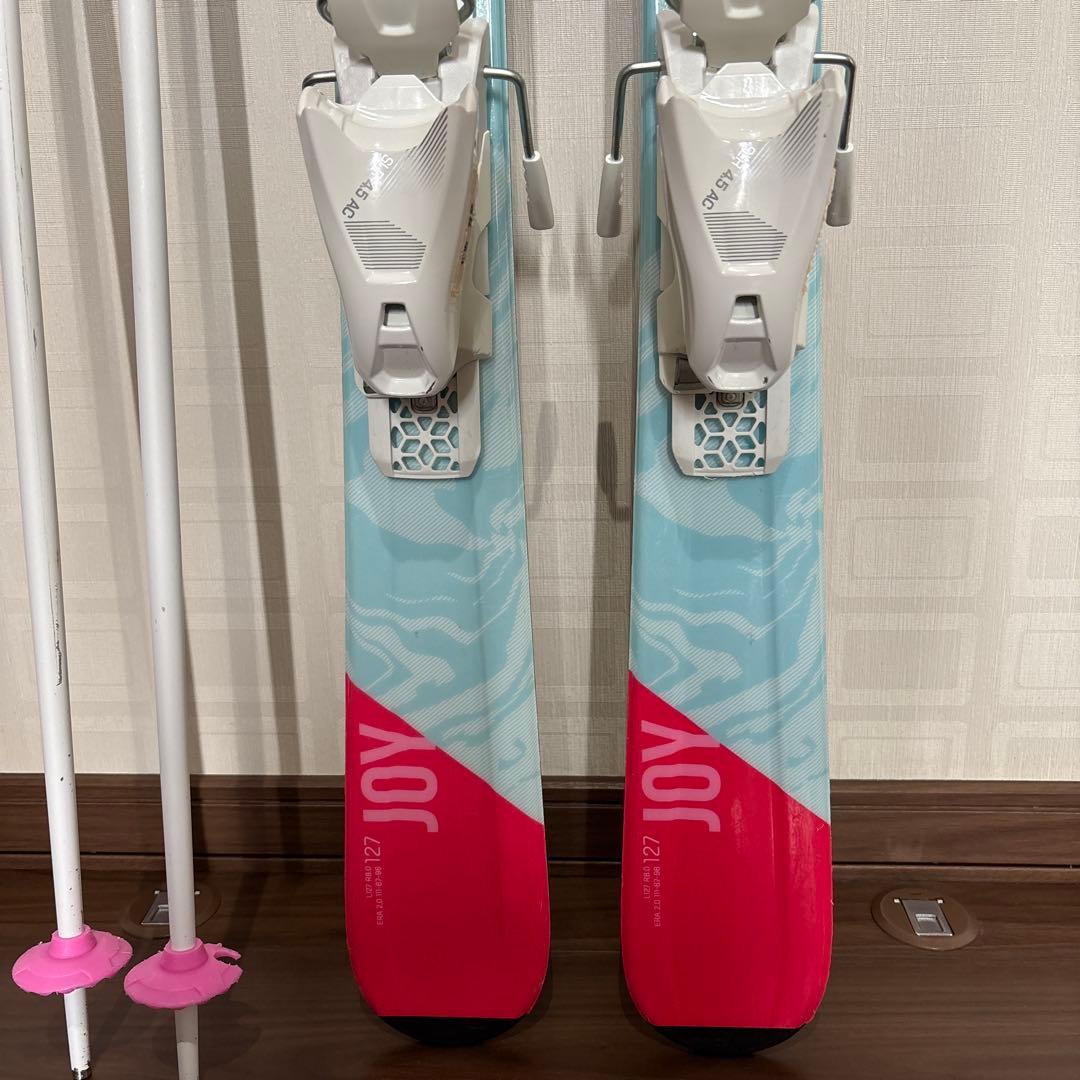 ぴーちゃん　HEAD JOY スキー板とATOMICポールセット