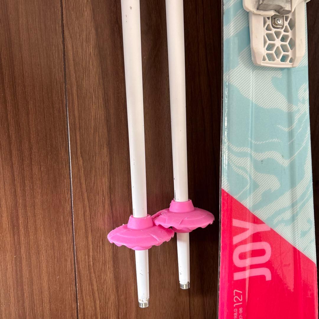 ぴーちゃん　HEAD JOY スキー板とATOMICポールセット