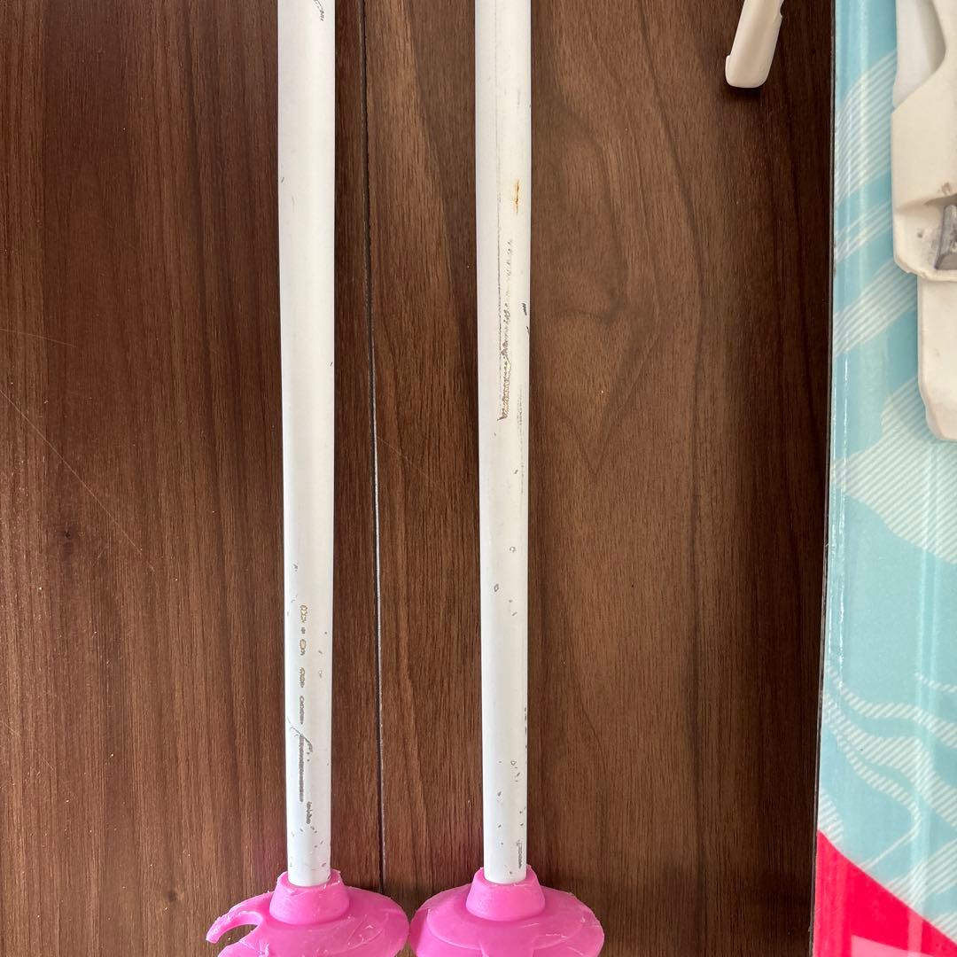 ぴーちゃん　HEAD JOY スキー板とATOMICポールセット