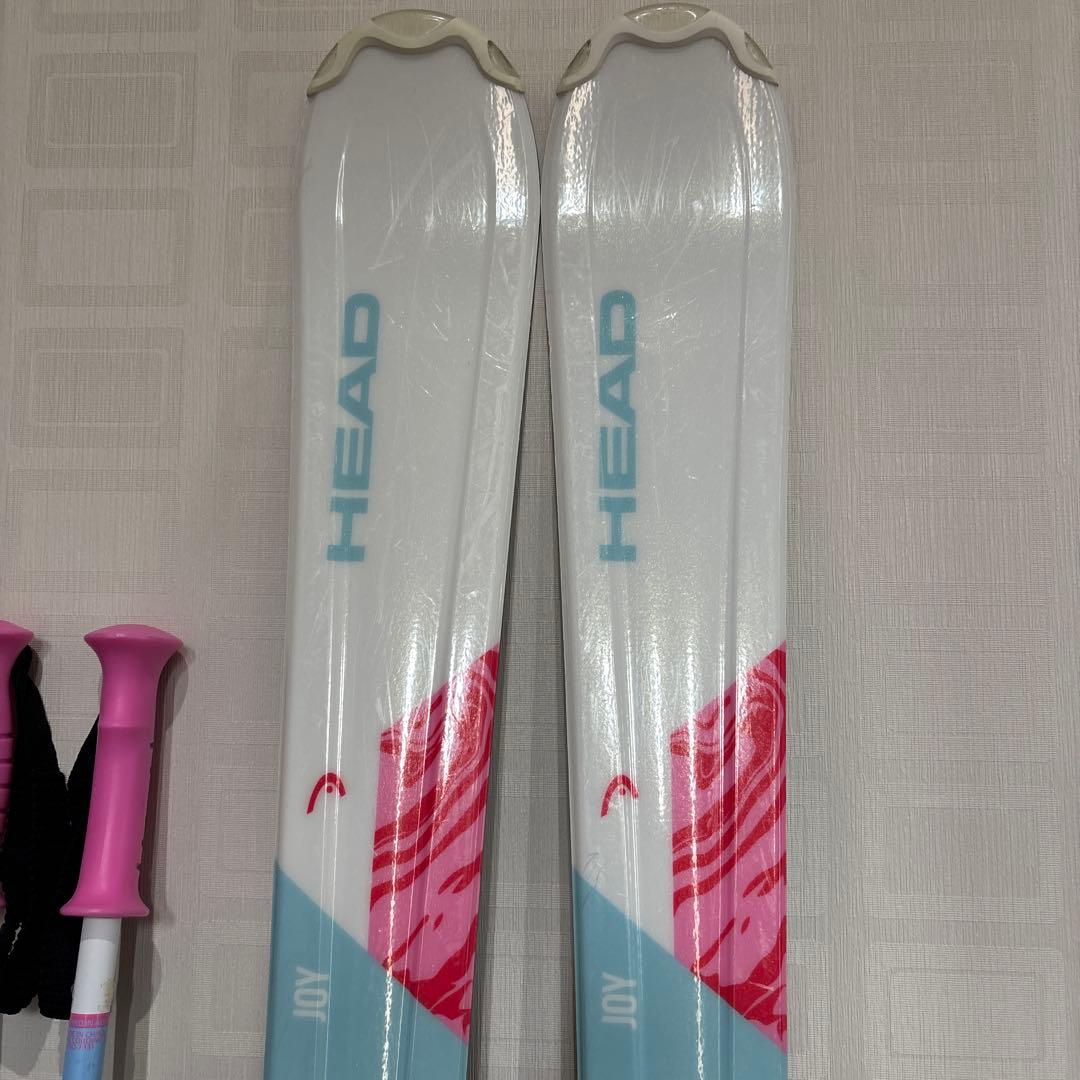ぴーちゃん　HEAD JOY スキー板とATOMICポールセット
