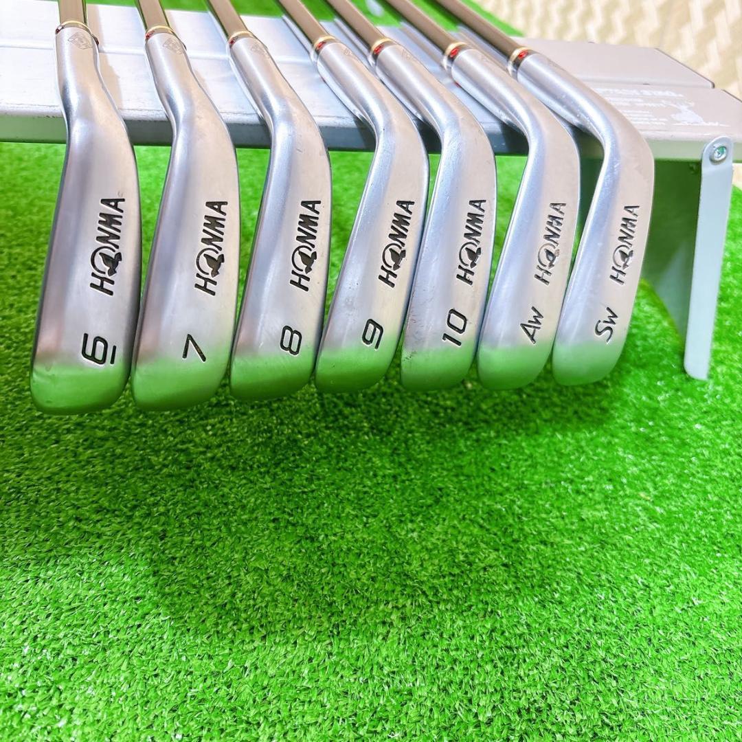 高級 HONMA BERER IS-02 メンズ　ゴルフ 7本　セット 匠ラベル