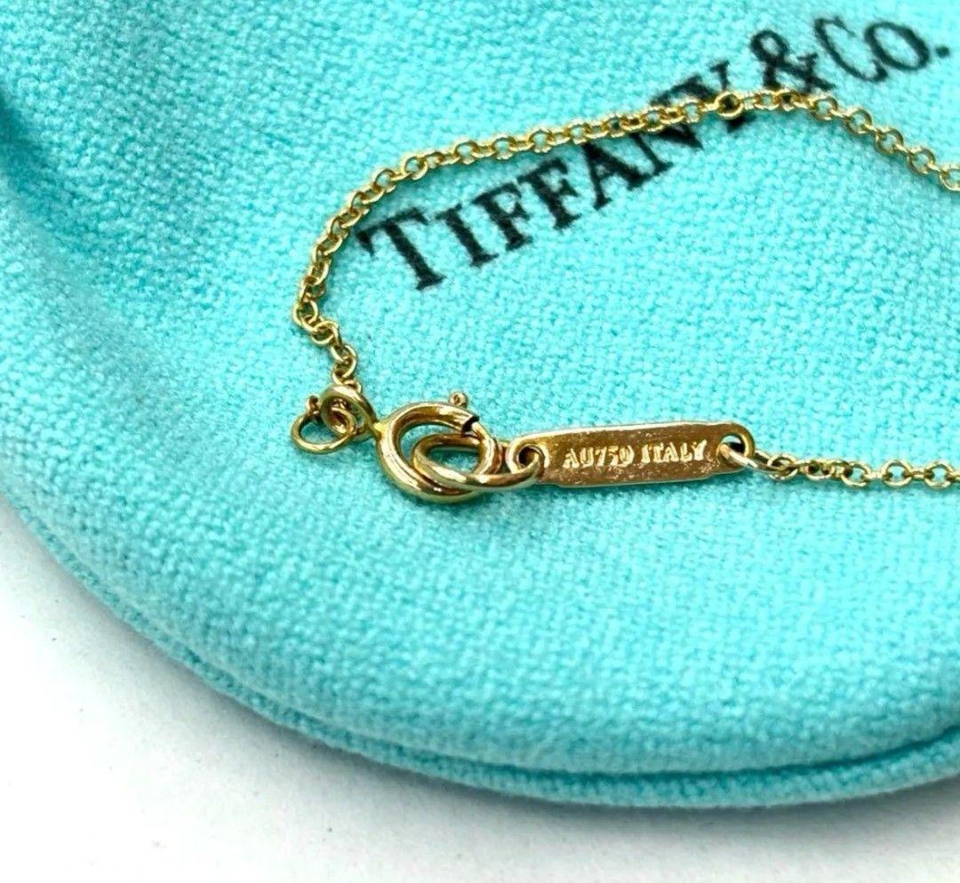 ティファニー アトラス オープン ミニ ネックレス K18 750