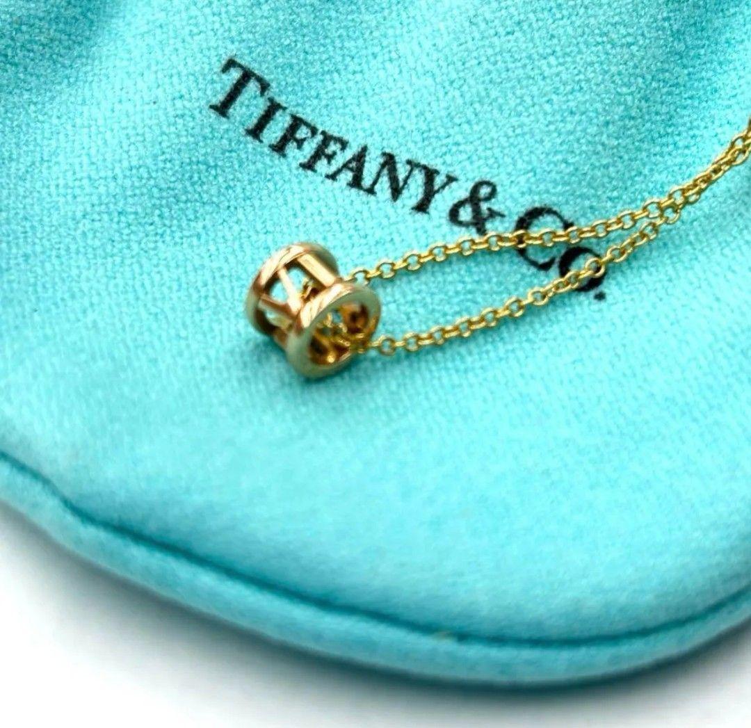 ティファニー アトラス オープン ミニ ネックレス K18 750