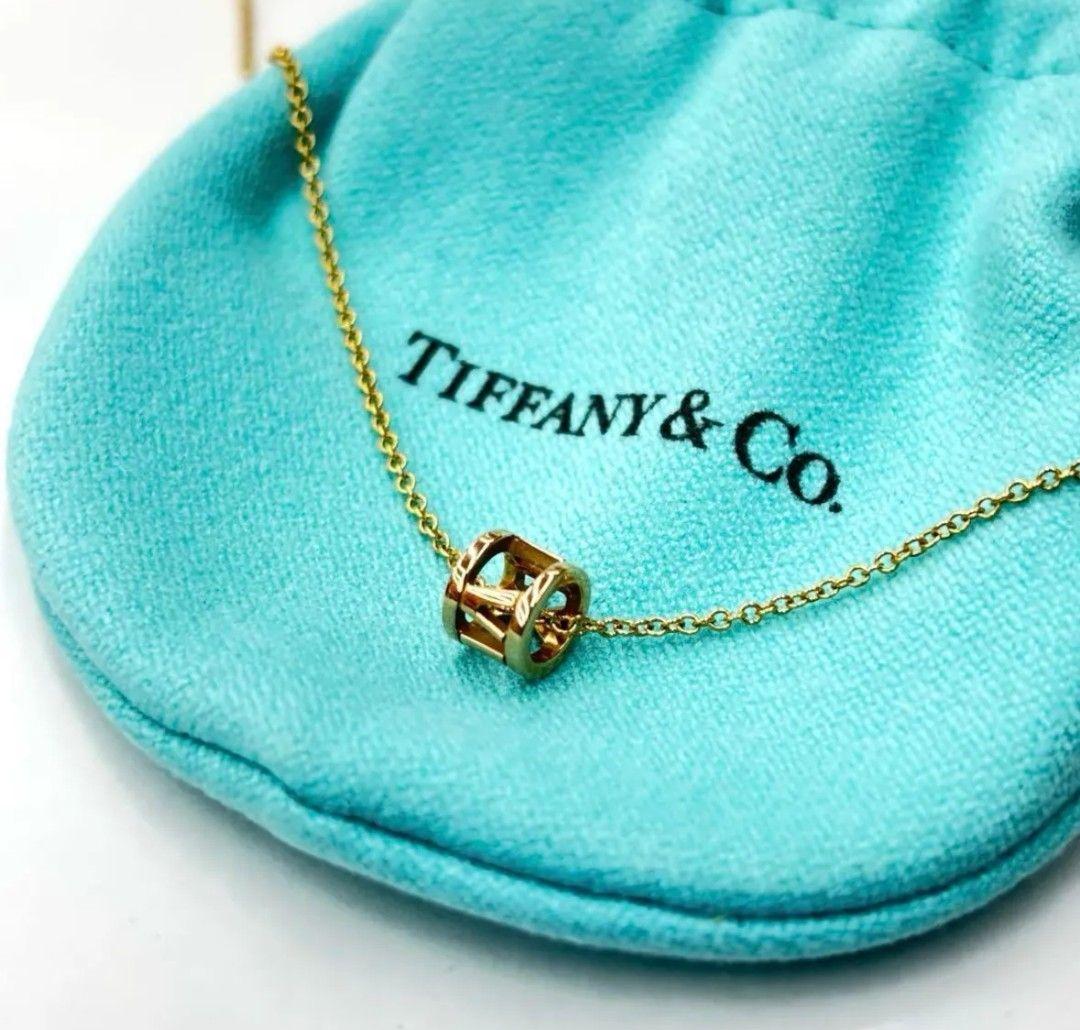 ティファニー アトラス オープン ミニ ネックレス K18 750